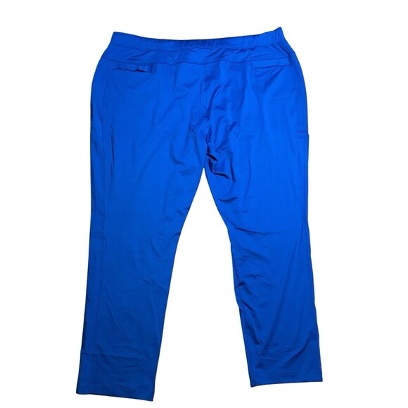 Cherokee Blue Scrubs Statement Mid Rise Tapered Leg Pull On Pant CK055 3XL New - Picture 9 of 9